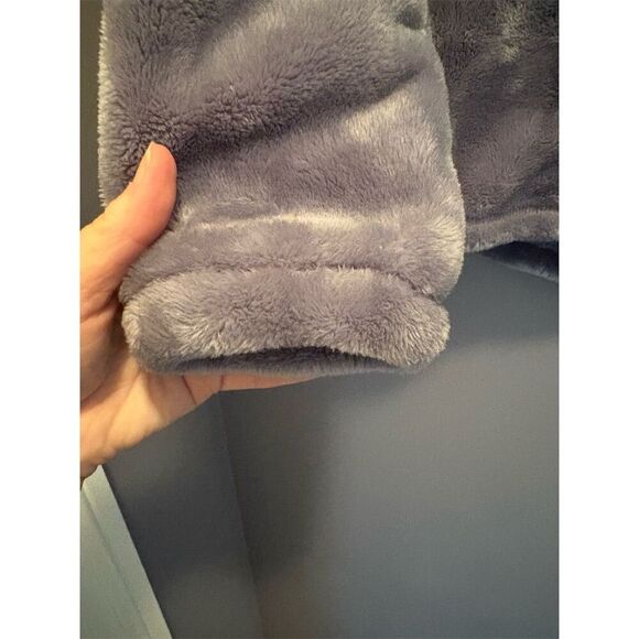 32 Degrees Women's Gray Plush Faux Fur Jacket Size M - Picture 5 of 10